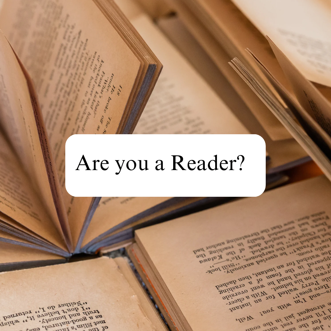 Reader A Reader Are you a Reader? – Tales of A Curly Island Girl